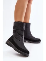 Dámské Sněhule Na Zip Progress PROGJ-21-16 Černé Dámské Sněhule Na Zip Progress PROGJ-21-16 Černé