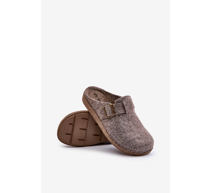 Pánské Pantofle S Přezkou Preventivní Pantofle Inblu Béžové MT000012