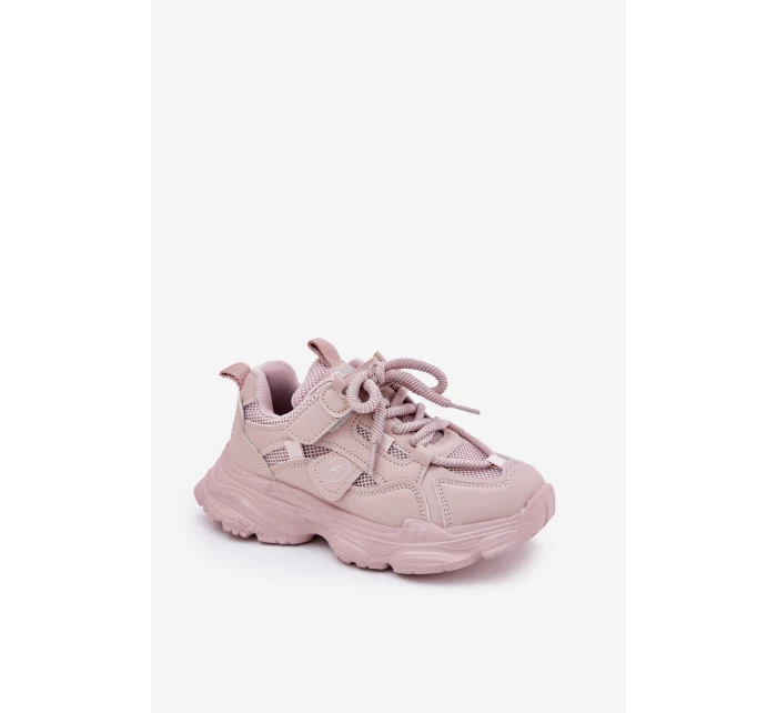 Dětské tenisky na platformě růžové Hanomess