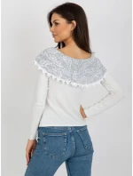 Sweter LK SW  jasny beżowy model 21858926 - FPrice