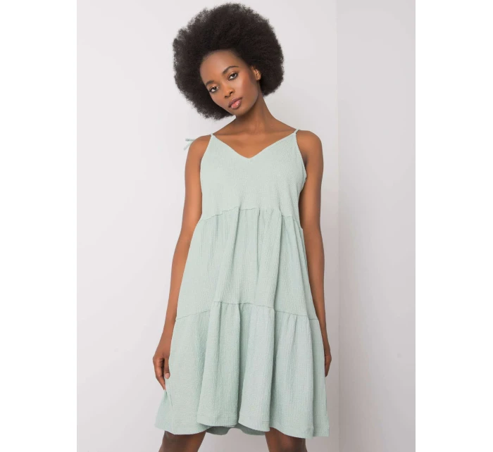 Šaty RO SK 2570.19 pistácií Šaty RO SK 2570.19 pistácií