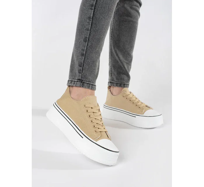 Trendy hnědé tenisky dámské platforma Trendy hnědé tenisky dámské platforma