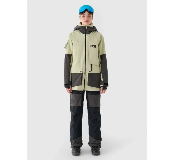 Dámská snowboardová bunda s membránou 10000 4F 4FWAW24TTJAF587-44S Dámská snowboardová bunda s membránou 10000 4F 4FWAW24TTJAF587-44S