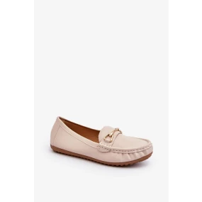 Dámské klasické mokasíny s dekorací Béžová Ainslee Dámské klasické mokasíny s dekorací Béžová Ainslee