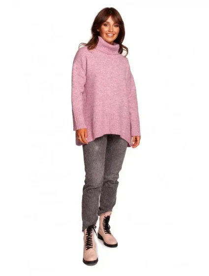 Mikina s rolákem a pulovrem BK086  - BeWear