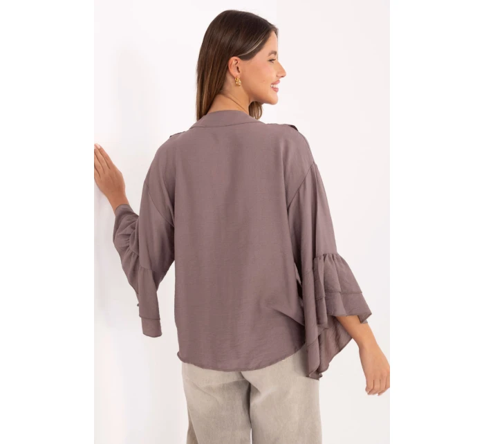 Košile s dlouhým rukávem  model 220227 Rue Paris