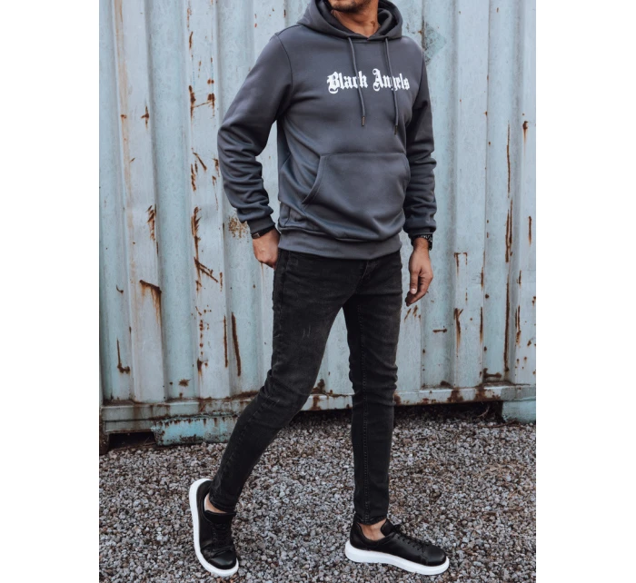 Pánská tmavě šedá mikina FashionStreet BX5797
