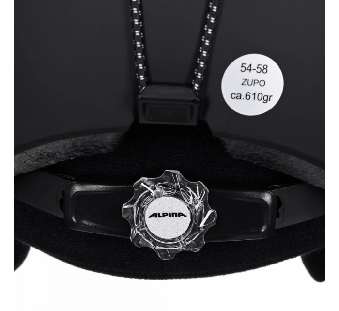 Lyžařská přilba ALPINA ZUPO BLACK MATT 54-58 Lyžařská přilba ALPINA ZUPO BLACK MATT 54-58