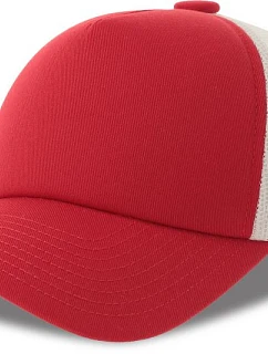 5 panelová Trucker kšiltovka red model 22450421 - Atlantis Headwear