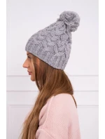 Fleecová čepice Waleria K307 tmavě šedá