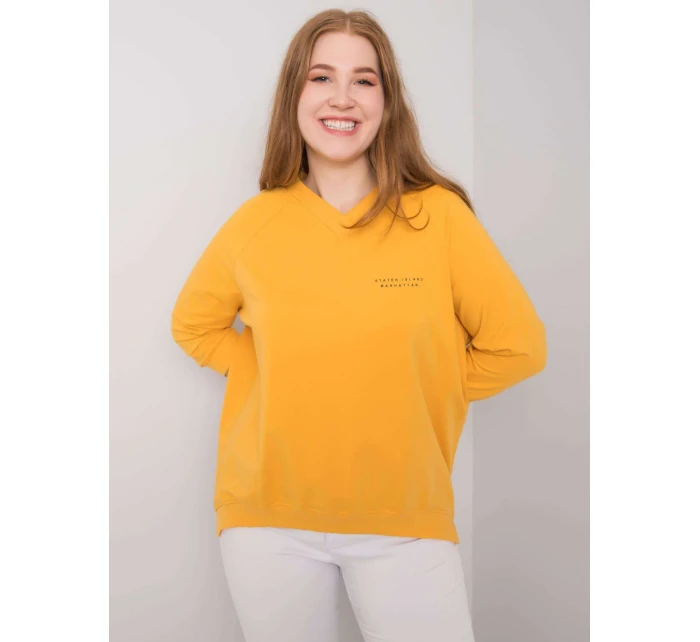 Halenka RV BL 6852.22P tmavě žlutá