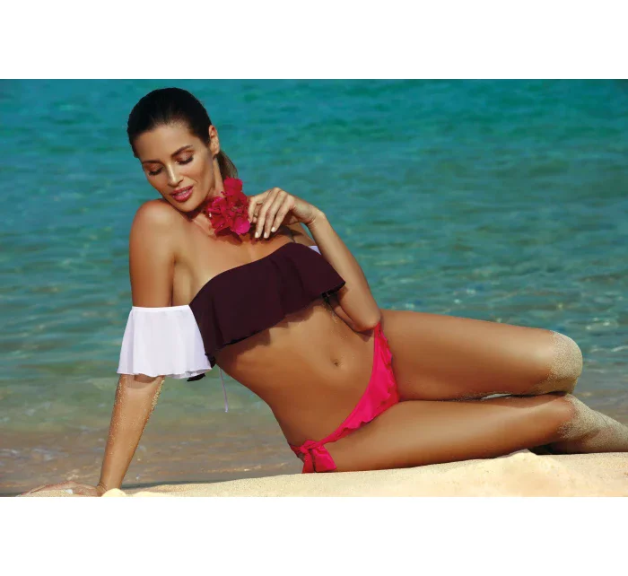 Horní díl plavek Grace Vigneto-Bianco M-488 (4) - Marko