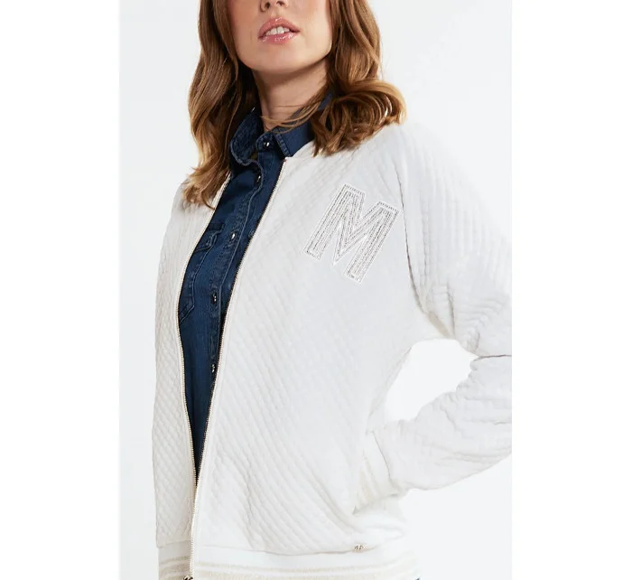 Dámská krátká bunda s aplikací BZR0090-001 - Monnari