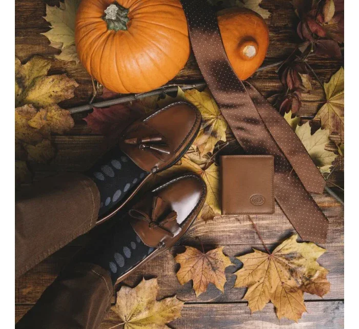 Ponožky k obleku - se vzorem 056