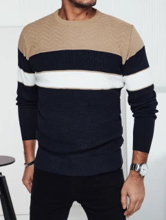 Pánský tmavě modrý svetr FashionStreet WX2284