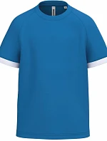 Kariban ProAct PA 4046 Dětské kontrastní sportovní tričko 20.4046 sporty royal blue/white