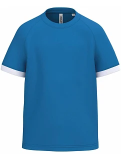 Kariban ProAct PA 4046 Dětské kontrastní sportovní tričko 20.4046 sporty royal blue/white