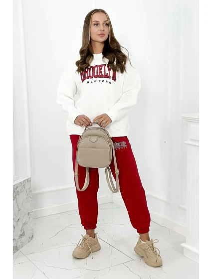 model 18966274 sada Brooklyn červený - K-Fashion