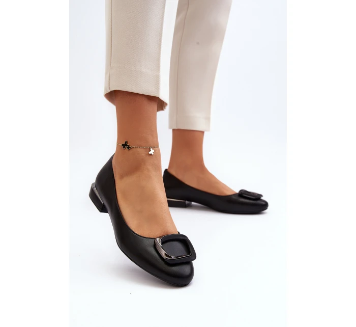 Baleríny S Černé model 21649460 - SERGIO LEONE Baleríny S Černé model 21649460 - SERGIO LEONE