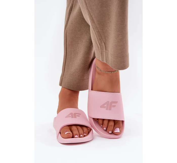 Dámské Pantofle model 21695522 Růžové - 4F Dámské Pantofle model 21695522 Růžové - 4F
