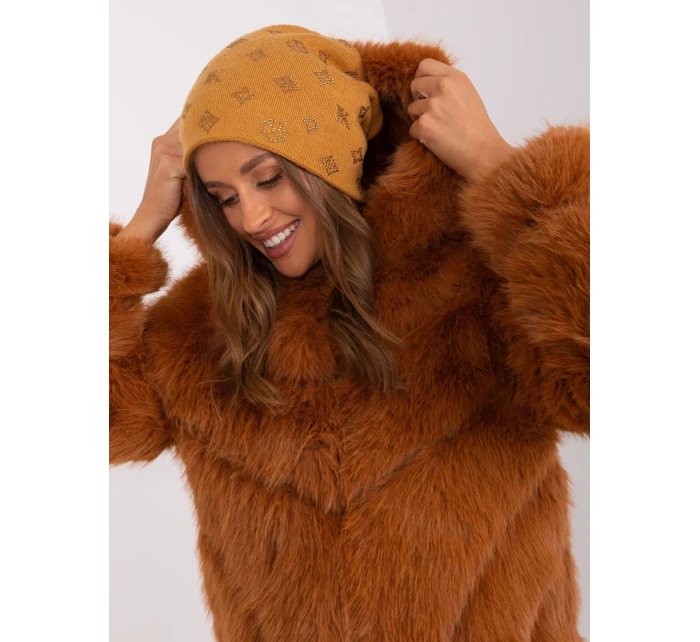 Czapka AT CZ model 18987489 ciemny żółty - FPrice Czapka AT CZ model 18987489 ciemny żółty - FPrice