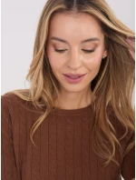 Sweter PM SW B model 21821378 jasny brązowy - FPrice