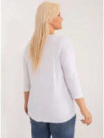 Bluzka RV BZ model 22003947 biały - FPrice Bluzka RV BZ model 22003947 biały - FPrice