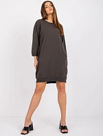 Šaty RV SK 6839.95 tmavá khaki