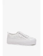 Dámské krajkové tenisky Big Star – bílé Dámské krajkové tenisky Big Star – bílé