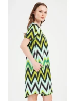 Dámské domácí šaty s krátkým rukávem Zuzana Dámské domácí šaty s krátkým rukávem Zuzana