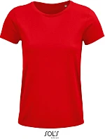 SOL'S Crusader Women Dámské tričko z bio bavlny 25.3581 red