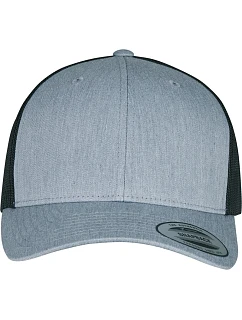 6 panelová vintage kšiltovka heather grey/black model 22537190 - Flexfit