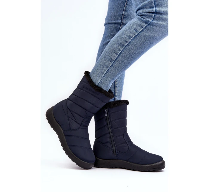 Vysoké Dámské Zateplené Sněhule Granátové Luxina Vysoké Dámské Zateplené Sněhule Granátové Luxina