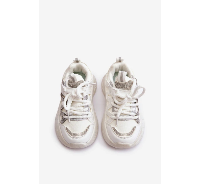 Dětské tenisky se zirkony bílé Rianalla Dětské tenisky se zirkony bílé Rianalla