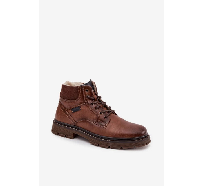 Pánské zimní kozačky model 21713700 hnědé - Wrangler