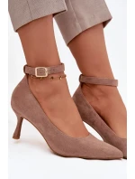 lodičky s tmavě béžové model 21757663 - Boto