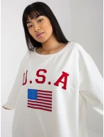 Mikina VI BL model 17866011 ecru - FPrice Mikina VI BL model 17866011 ecru - FPrice