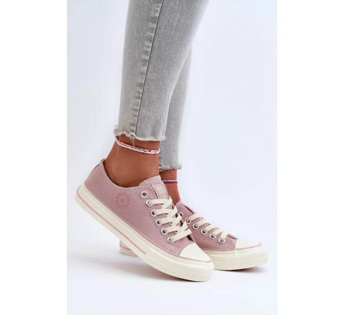 Dámské nízké tenisky Big Star Růžové Dámské nízké tenisky Big Star Růžové