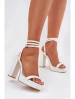 Sandály na podpatku model 212819 Step in style Sandály na podpatku model 212819 Step in style