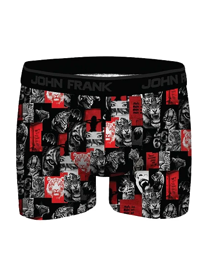 Pánské boxerky John Frank JFBDMOD186-ROAR Pánské boxerky John Frank JFBDMOD186-ROAR