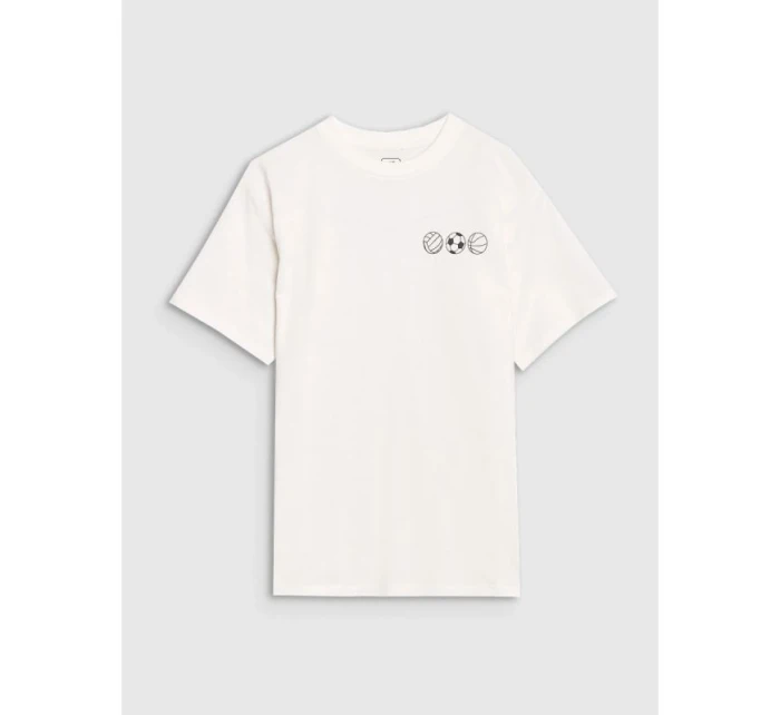 Chlapecké tričko oversize s potiskem model 21435304 - 4F Chlapecké tričko oversize s potiskem model 21435304 - 4F