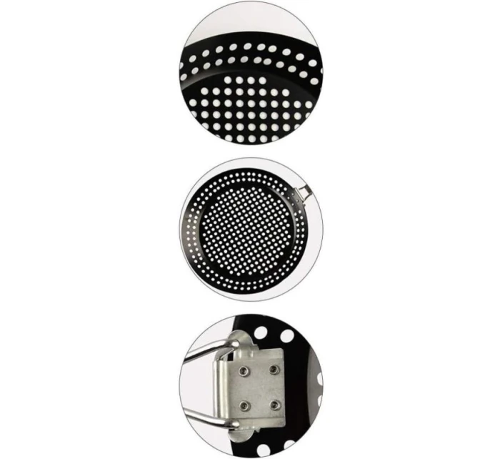 GRILOVACÍ PÁNEV SE SKLOPNOU NEPŘILNAVOU RUKOJETÍ ČERNÁ