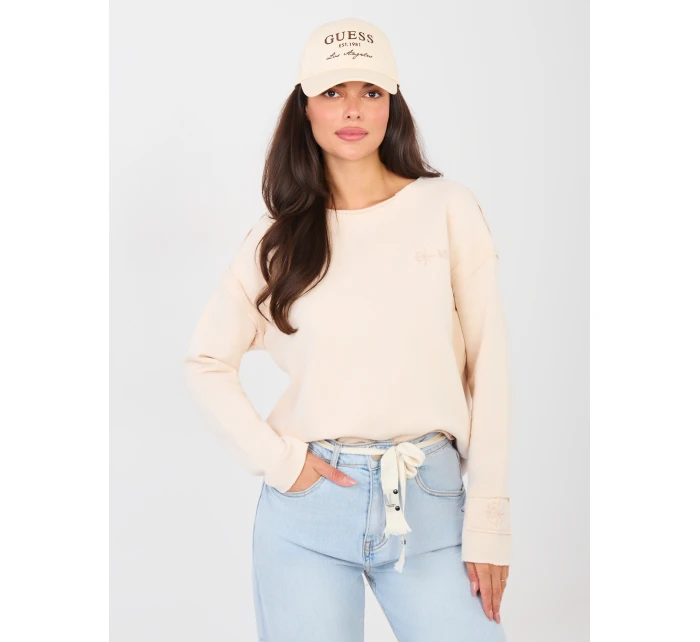 Bluza NS BL model 21914649 jasny beżowy - FPrice Bluza NS BL model 21914649 jasny beżowy - FPrice