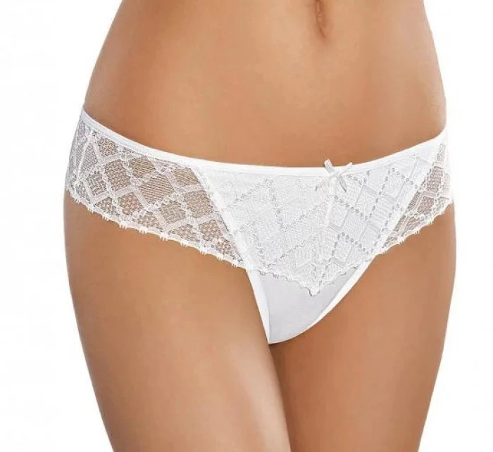 Dámské stringi 169 Bílá - Gabidar
