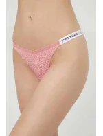Dámská tanga HIGH LEG THONG růžové model 20146228 - Tommy Hilfiger Dámská tanga HIGH LEG THONG růžové model 20146228 - Tommy Hilfiger