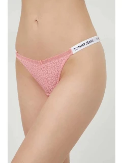 Dámská tanga HIGH LEG THONG růžové model 20146228 - Tommy Hilfiger