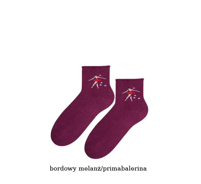 Vzorované netlačící ponožky Steven art.099 35-40