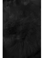 Černá dámská zimní bunda s opaskem (5M3156-392) Černá dámská zimní bunda s opaskem (5M3156-392)