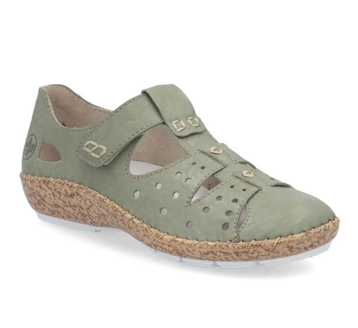 damskie na  zielone model 22033791 - Rieker