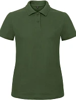 B&C ID.001 /women Dámské piqué polo 01.ID10 bottle green